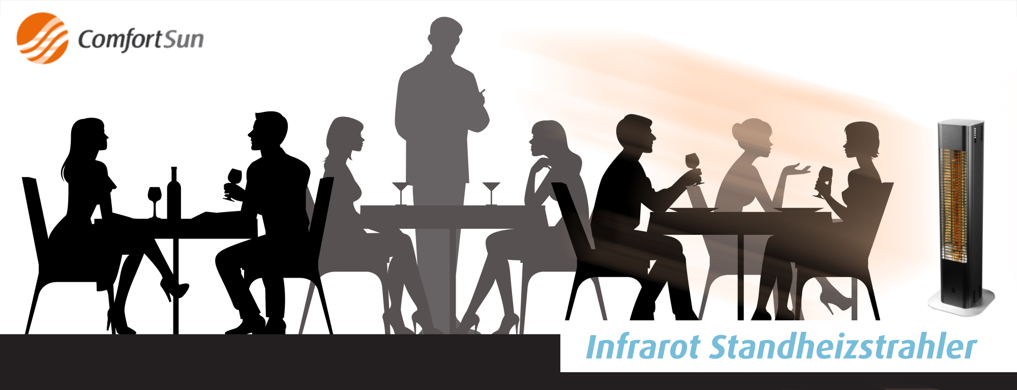 Das neue ComfortSun Infrarot Standgerät Das neue ComfortSun Infrarot Standgerät