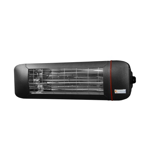 Industrie Heizstrahler Anthrazit Vorderseite